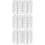 3Pcs Mini Building Models White Plastic for Simulation Landscape Decor 10