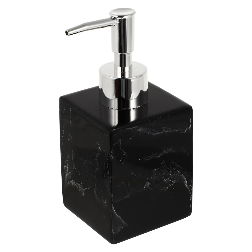 Lichtgewicht Zwarte Shampoo Container Met Drukpomp Voor-image