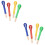 8Pcs DIY Kids Paint Brushes Plastic Handle Easy-Grip Assorted Colors 6