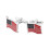 2Paren Amerikaanse Manchetknopen Kleurig Shirt Decor Design 10