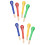 8Pcs DIY Kids Paint Brushes Plastic Handle Easy-Grip Assorted Colors 7