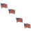 2Paren Amerikaanse Manchetknopen Kleurig Shirt Decor Design 6