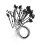 20Pcs Pe Material Mini Scene Streetlight Lamp Model Decoration 1