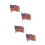 2Paren Amerikaanse Manchetknopen Kleurig Shirt Decor Design 7