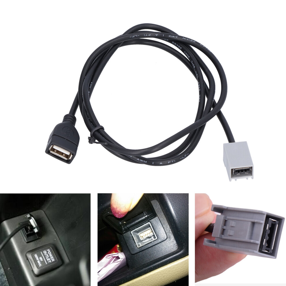 Usb Audio Input Cable For Honda Civic Jazz Cr-V Accord Odyssey Durable Plastic 8441391826619