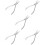 5Pcs Compact Silver Clarinet Needle Removing Repair Pliers 6