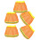 15Pcs Assorted Color Hard Hat Sun Shield with Neck Protection Mesh 1