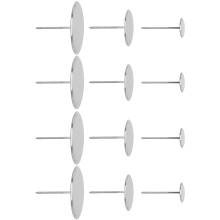 60Pcs Portable Stainless Steel Flower Nails for Cake and Cupcake Decor