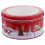 2Pcs Red Tinplate Christmas Candy Tins with Easy-Open Lid Storage Box 1
