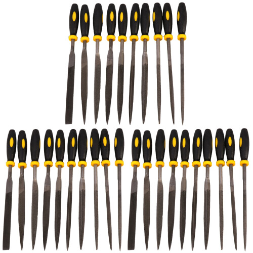 30Pcs Wood Needle File Set Black Durable Tool for Shaping 1