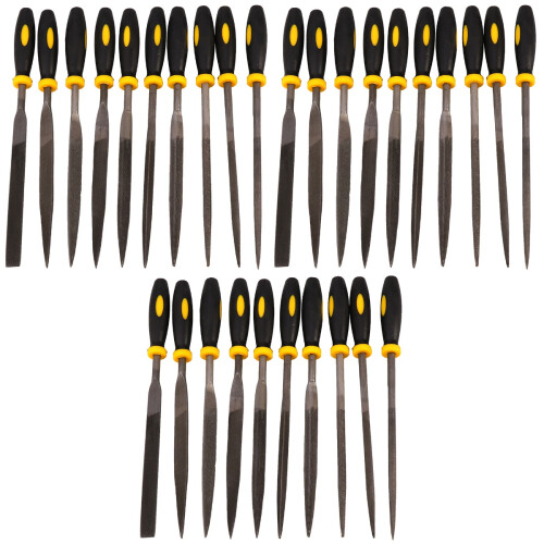 30Pcs Wood Needle File Set Black Durable Tool for Shaping 2