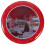 2Pcs Red Tinplate Christmas Candy Tins with Easy-Open Lid Storage Box 3