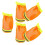 15Pcs Assorted Color Hard Hat Sun Shield with Neck Protection Mesh 4