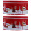 2Pcs Red Tinplate Christmas Candy Tins with Easy-Open Lid Storage Box 7