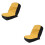 2Pcs Practical Yellow Weeder Seat Mat Protective Cover for Tractor Use 5