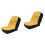 2Pcs Practical Yellow Weeder Seat Mat Protective Cover for Tractor Use 4