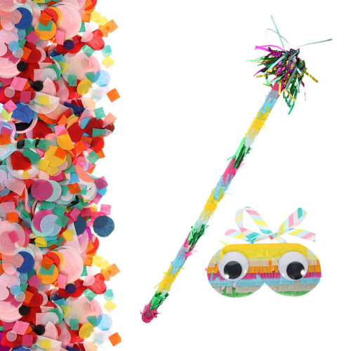 2Sets Kindvriendelijke Pinata Sticks Papier Multicolor Feest
