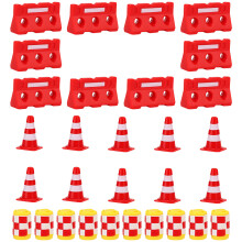 120St Kinderspeelgoed Verkeer Met Mini Kegels En Fences Van Plastic