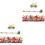 2Sets Kindvriendelijke Pinata Sticks Papier Multicolor Feest 5