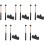 5Sets Stevige Zwarte Drumsticks Voor Tongedrum Met Bracket 5