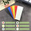 12Pcs G10 Knife Handle Spacer Sheets for Custom Knives, 6 Multicolor Liners, Durable Epoxy Material 2