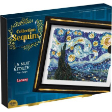 Bastelset - LANSAY - Kollektion Pailletten - Der Sternennacht - Van Gogh - Ab 14 Jahren