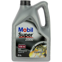 Óleo de motor 10W-40 Sintético - MOBIL - Super 2000 X1 - Formula-P - bidon 5L - alto desempenho anti-poluição