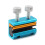(Blue) Motorcycle Throttle Line Refueling Device Headed Clamp Piece 1