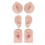 Professional Teaching Tool, Artificial Ear Display For Convenient Usage And Reusable Design, Silicone Ear Model With Realistic Practice Experience Id 1
