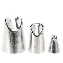 Professional Baking Set, Stainless Steel Piping Tips, Easy-to-use Icing Nozzles, Cake Decorating Tools For Kitchens And Cake Shops, 3Pcs