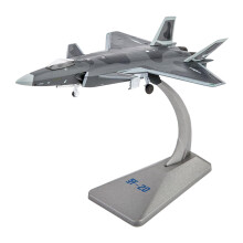 1/144 J-20 Plane Model Airplane Model Fighter Aircraft for Cafe Cabine