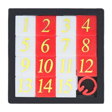 Sliding Number Puzzle Travel Toy Portable Party Favor Gifts Brain Teas