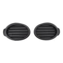 Kiiltävän musta ABS-muoviset sumuvalon suojus vuosimalleille 2012-2014 Ford Focus Stable Performance Rugged Materials - kuljettajan vasen puoli,