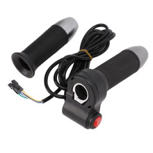 Ergonomic Twist Handlebar Throttle, Electric Throttle With Reverse And Three Speed Switch Universal Voltage LCD Battery Display Variable Speed