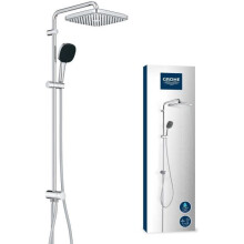 Coluna de chuveiro com inversor manual - Economia de água - GROHE Vitalio Comfort 250 - Cromado - 26986001