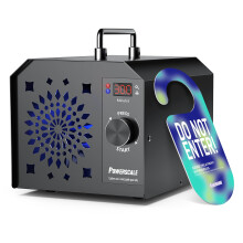 Ozone Generator 90,000mg/h Capacity Odor Eliminator with Smart Timer for Home Car Pet Room Black