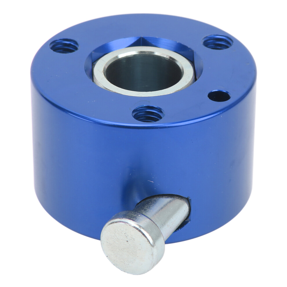 3/4In Shaft Steering Wheel Quick Release Hub With Push Button For 3 Hole Blue 6901373725009