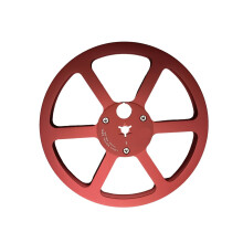 7-Zoll-Metallspulenrahmen für einfaches-rote Farbe