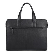 Laptop Shoulder Bag 14 Inch Leather Briefcase For Men, Work Travel, Keeps Laptop Safe, Fits 14 Inch Laptops