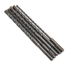 Masonry Drill Bits 5-Pc Set: 6mm to 14mm 210mm Long for Concrete Use