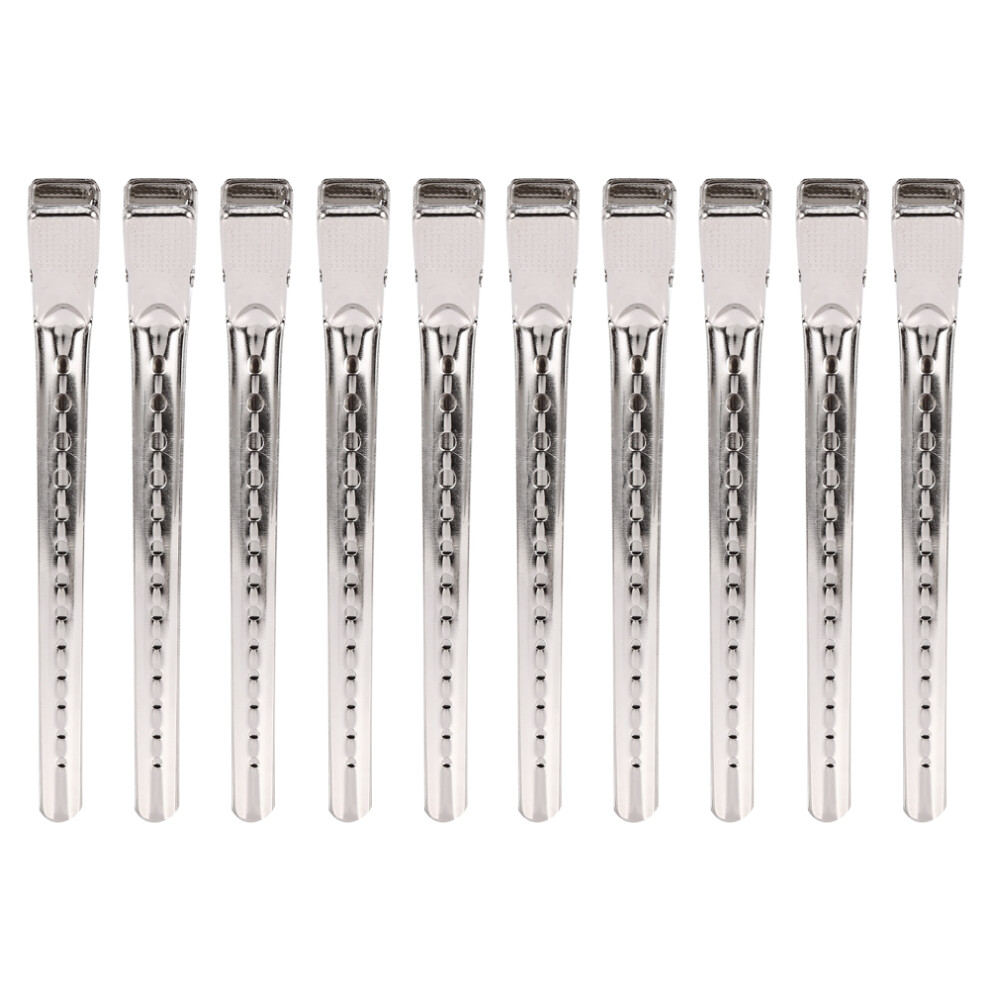 Sturdy Duck Billed Hair Clips Rustproof Metal Alligator Clips with Good Elasticity for Styling and DIY Accessories