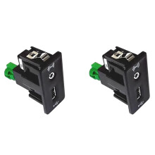 2X per 7 MK7 Kit Adattatore Connettore Interfaccia USB+AUX CarPlay 5Q0035726E 5G0035222E