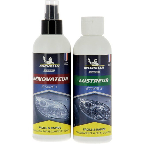 EXPERT headlight refurbishment kit - MICHELIN - special for technical inspection - Simple and quick
