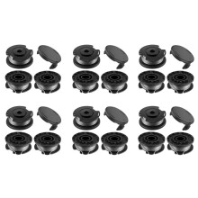 18 Packungen Rasentrimmer F016800569 Spulenfaden mit F016F04557 Spulen Abdeckung für Einfacher Grasschnitt ART 23SL 26SL