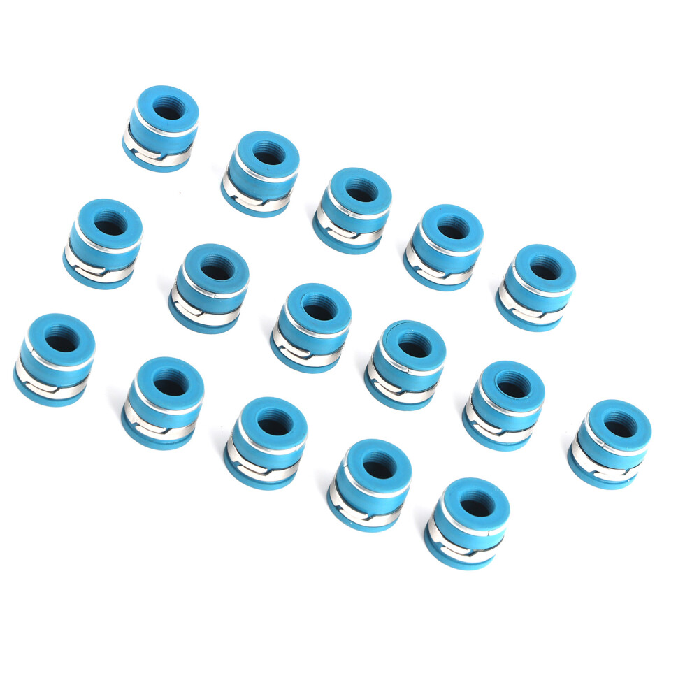16-Piece 11/32In Valve Stem Seals For Sbc V8 Fluororubber Made 4001379104555