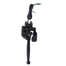 22mm Dual Brake Lever Assembly with Thumb Throttle for 50cc-250cc ATV