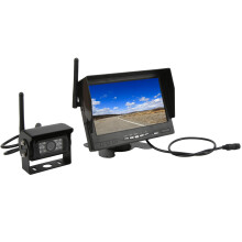 HD IP69K Wasserdichte Rückfahrkamera mit Nachtsicht, Digitales drahtloses Rückfahrsystem mit 7" IPS-Monitor für Wohnmobile, Sattelauflieger,