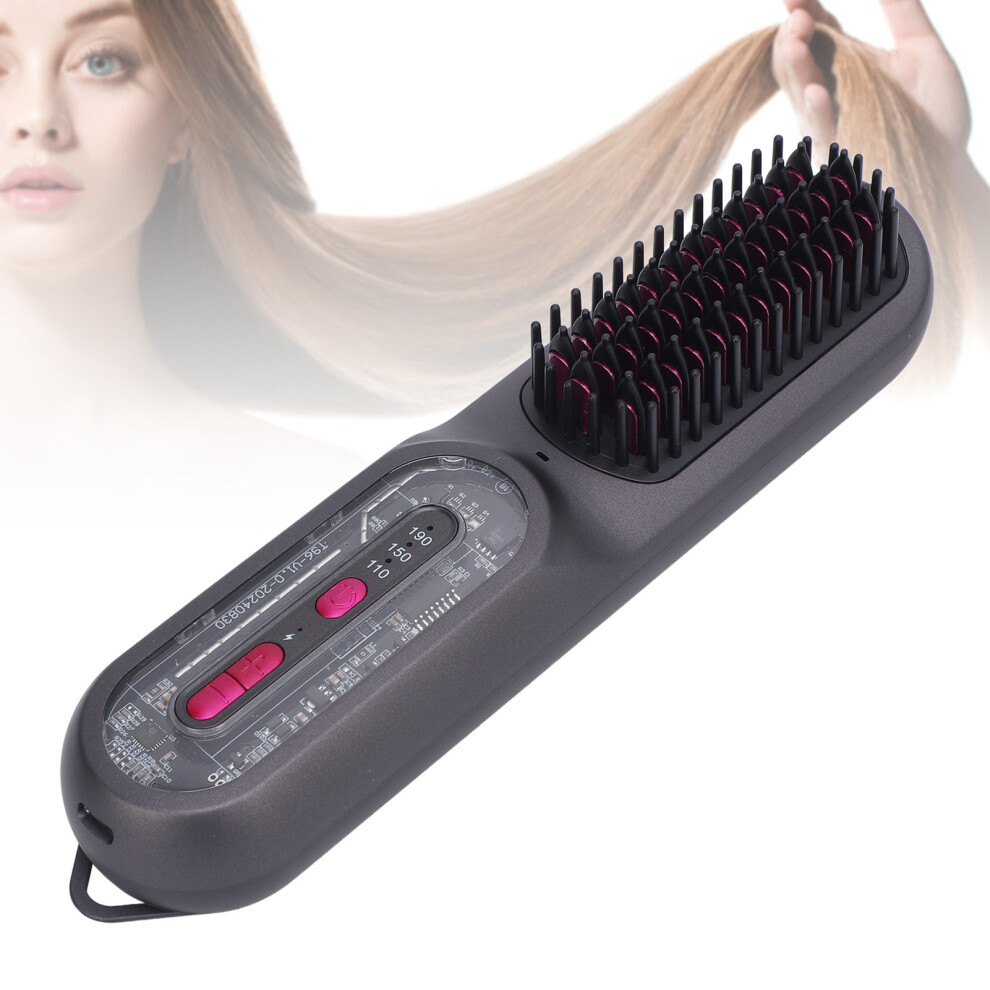 Cordless Hair Straightener Comb Anti-Scald 3
