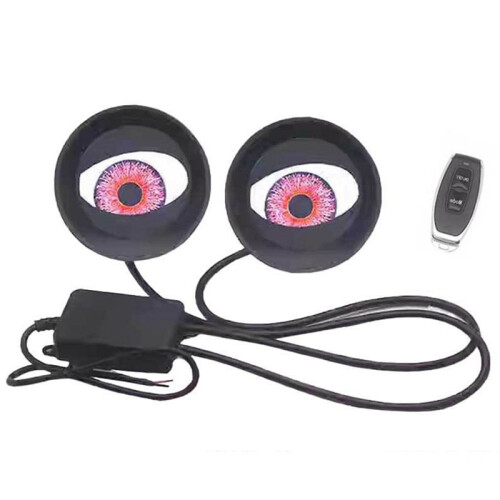 6 Mode Dual-Devil'S Eye Electronic Eye Headlight Display Screen DIY Kit for Toy/Doll/Robot/Car/Motorcycle