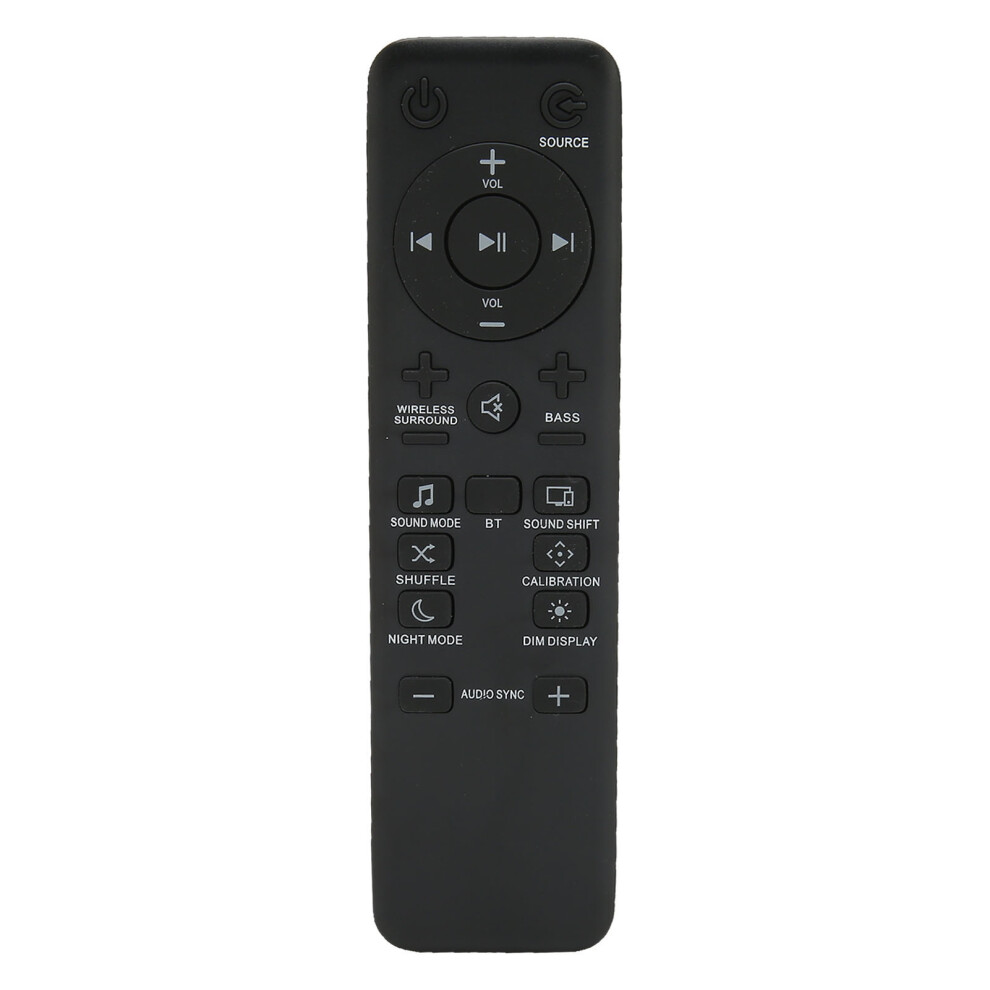 Replacement Remote Control, Compatible With Soundbar Bar Systems Including3.1 5.1 2.1, Ergonomic Design, Upgraded Smart Chip Offers Longer 9365509749661